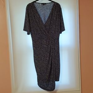 Faux Wrap Dress
